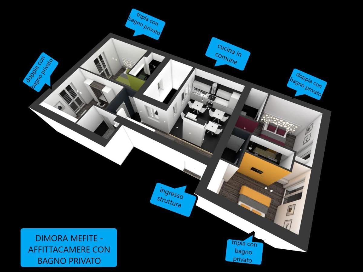 Dimora Mefite-Camere Con Bagno Privato E Self Check-In Matera Exteriér fotografie